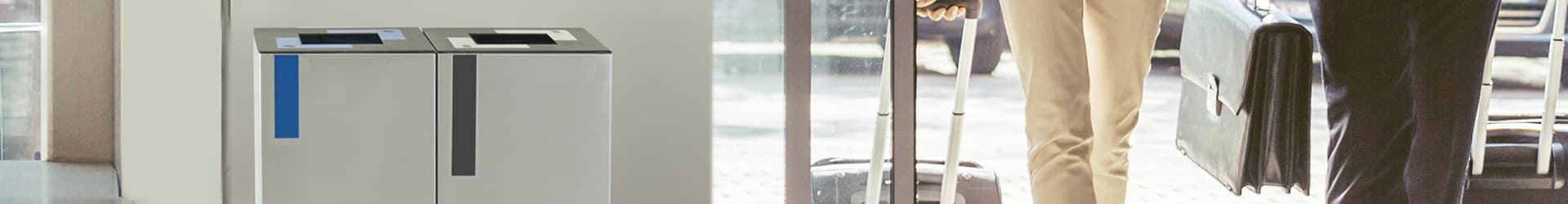 Banner per Cestini raccolta differenziata ufficio