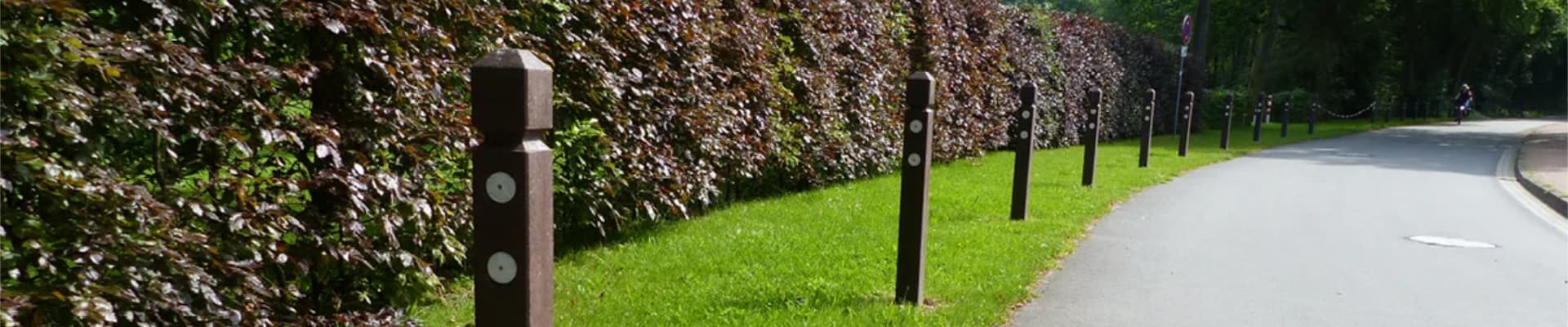 Banner per Dissuasori stradali in plastica riciclata