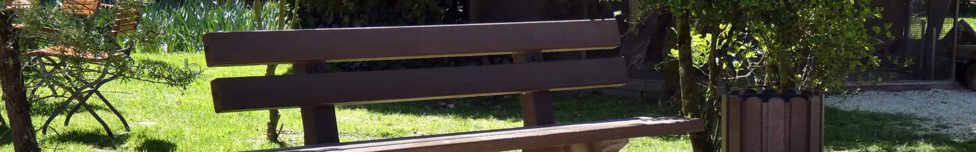 Banner per Arredo urbano in plastica riciclata