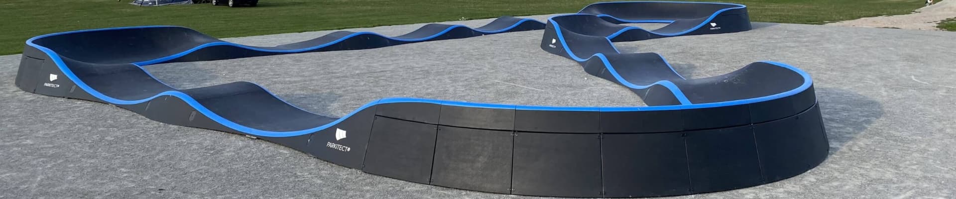 Banner per Pump track in fibra di vetro