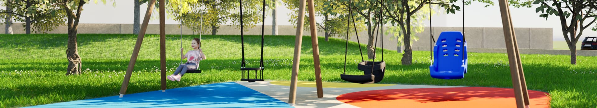 Banner per Altalene parco giochi