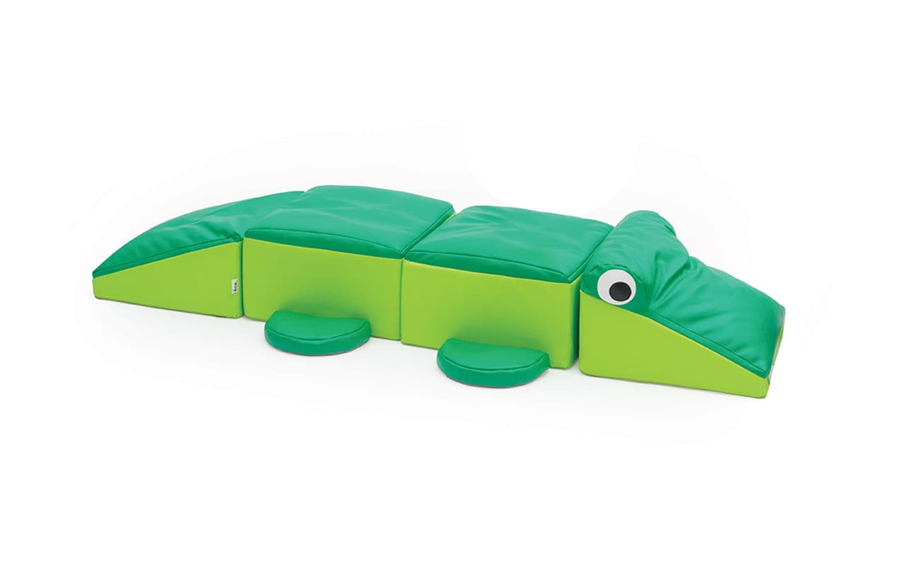 Prodotto pouf grande coccodrillo