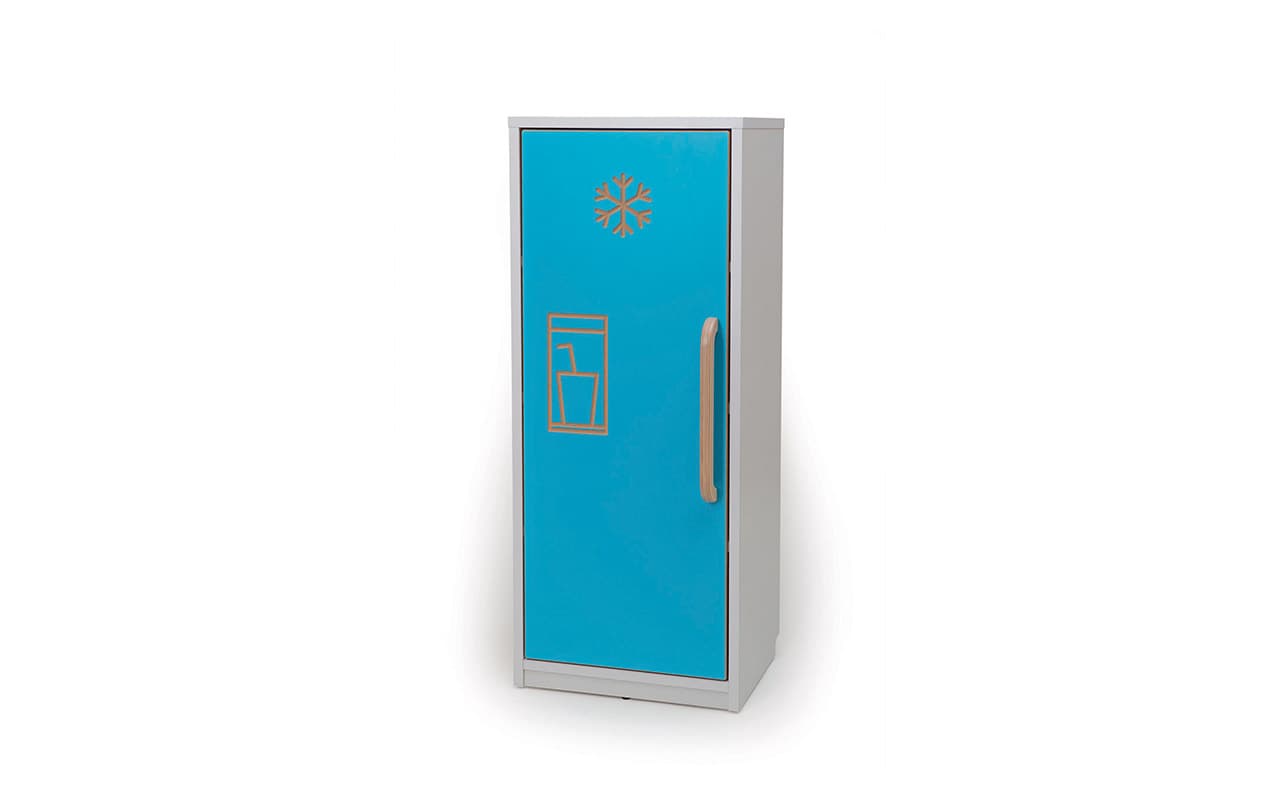 Prodotto frigo blu