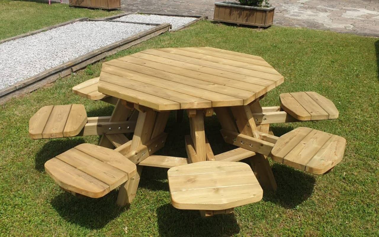 Tavolo Ottagonale - Immagine 3