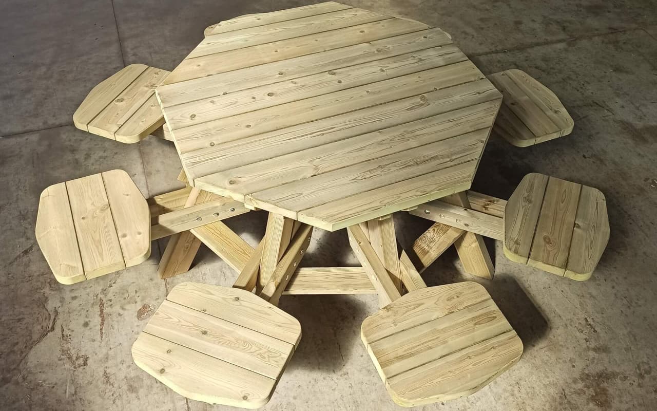Tavolo Ottagonale - Immagine 5