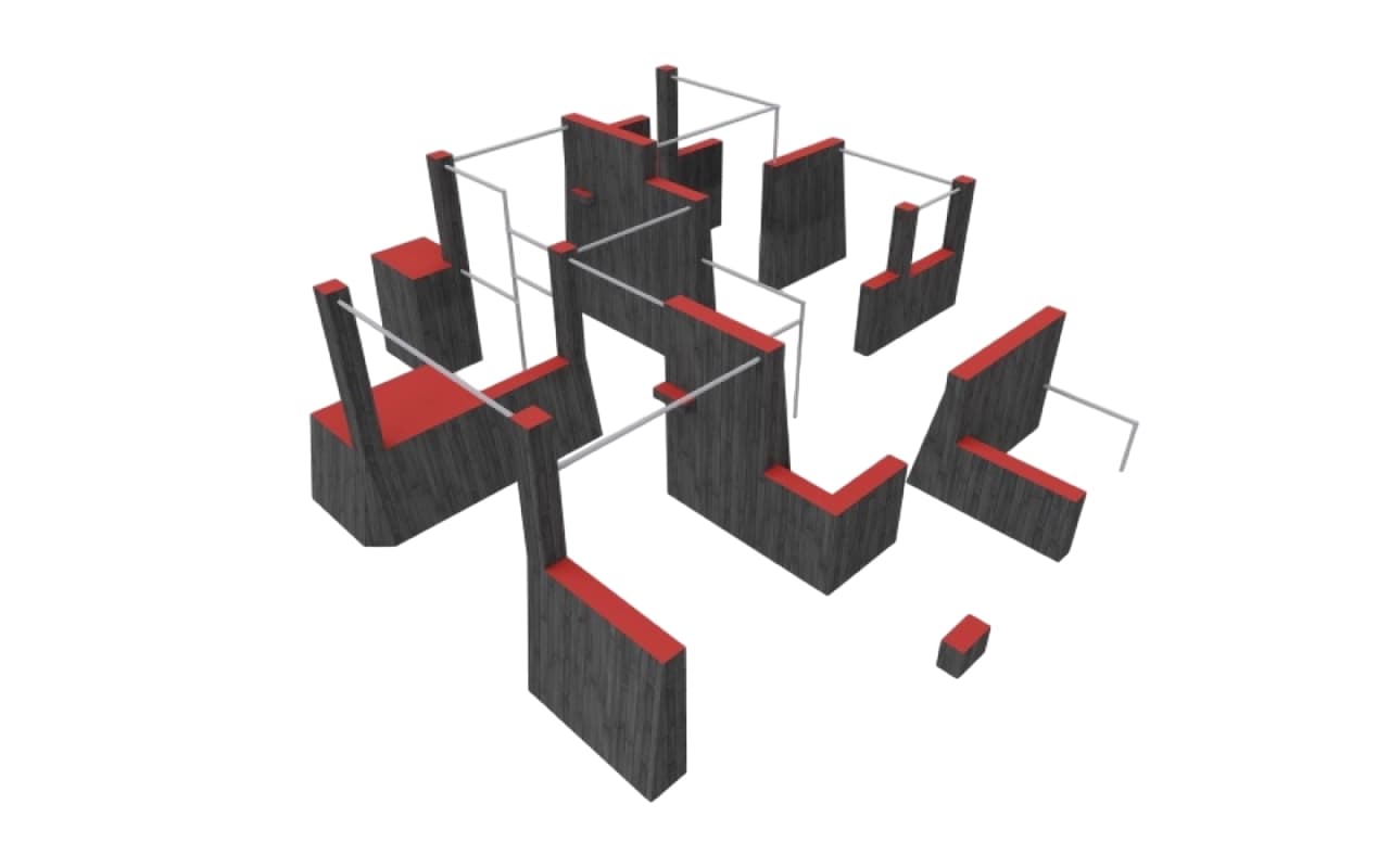 Prodotto moveset pro m parkour