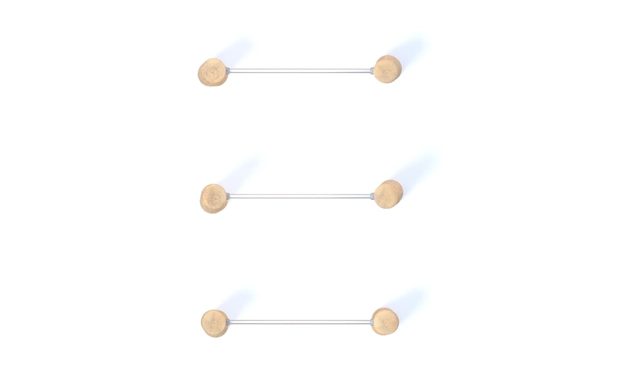 Triple Parallel Bar Legno - Immagine 2