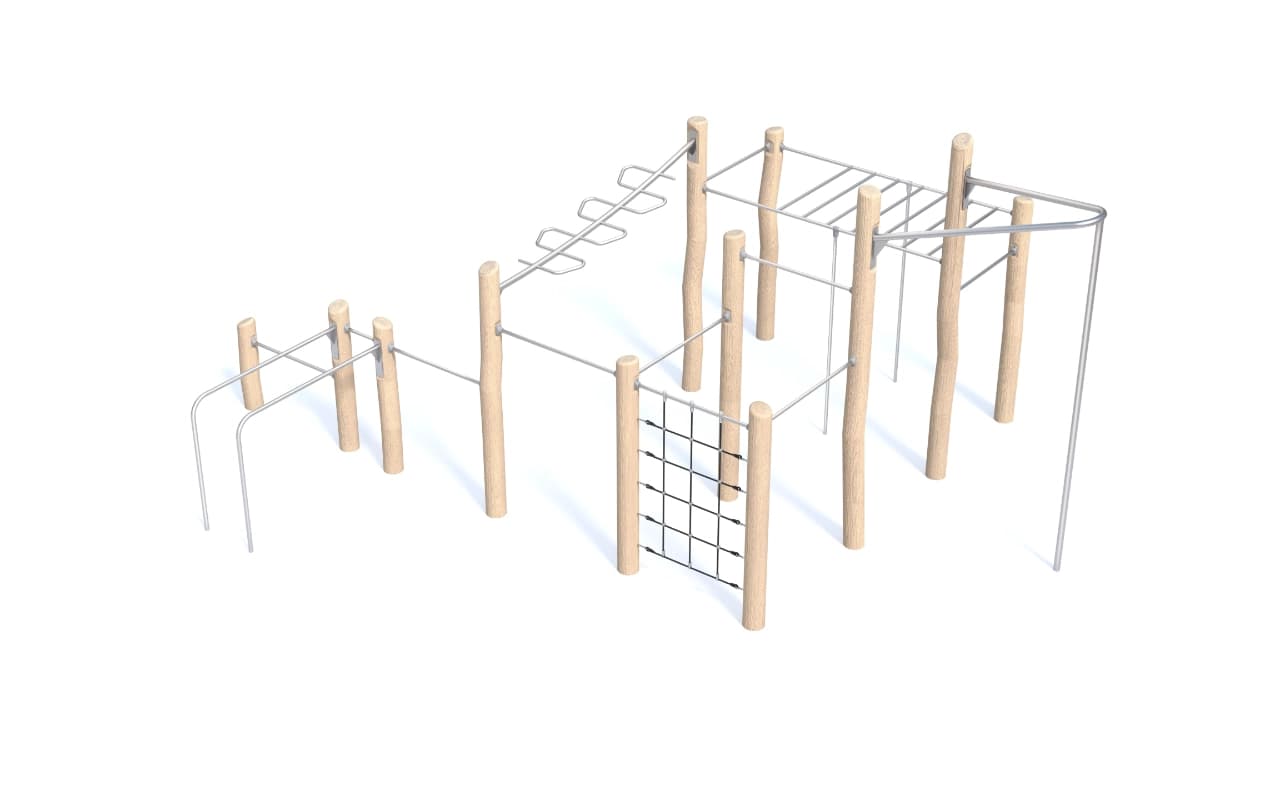 Prodotto Multi Stazione Calisthenics Legno
