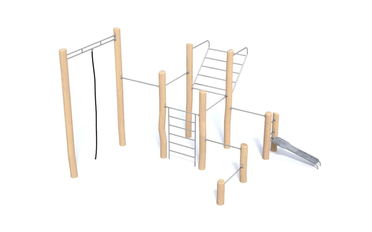 Prodotto Multi Stazione Calisthenics Legno 2