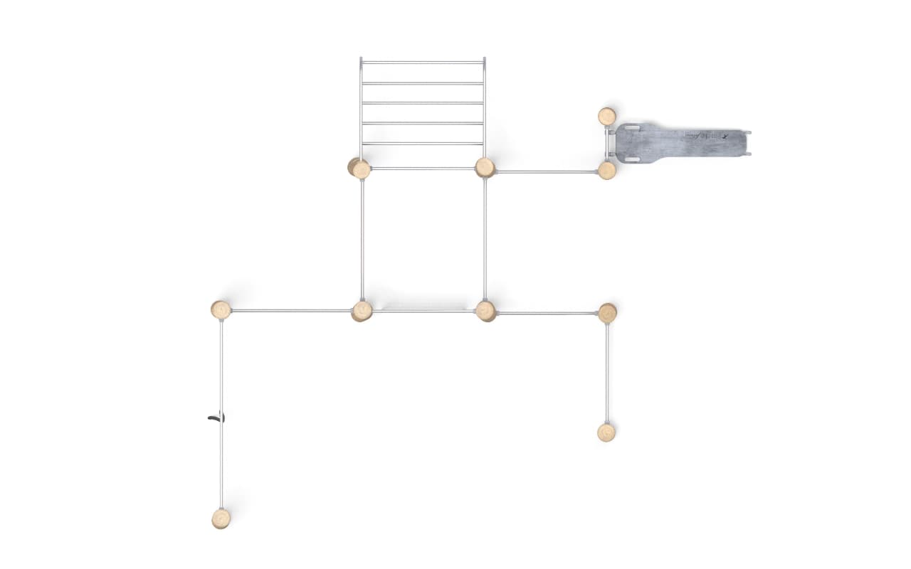 Multi Stazione Calisthenics Legno 2 - Immagine 2
