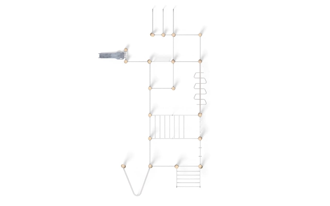 Multi Stazione Calisthenics Legno 4 - Immagine 2