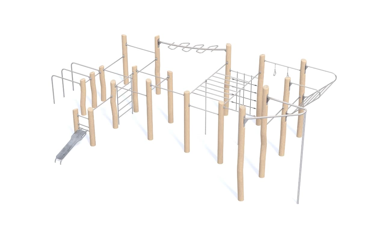Prodotto Multi Stazione Calisthenics Legno 4